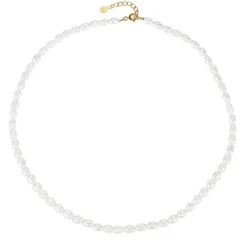 MerlePerle - Mimi Perlenkette in vergoldete silber