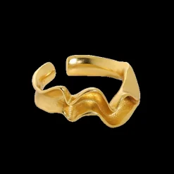 MerlePerle - Pandora ring aus vergoldetem silber