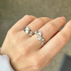 MerlePerle - Pandora Ring in silber - Einheitsgröße