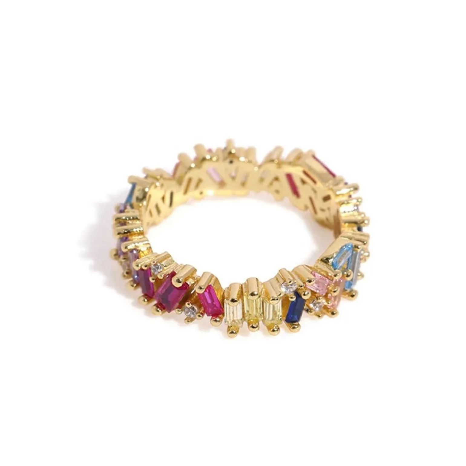 MerlePerle - Silja Perlenring in vergoldete silber mit Perlen