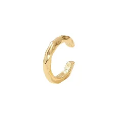 MerlePerle - Smilla Ohrmanschette in vergoldete silber