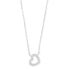 Noa Kids - Halskette mit Herz-Anhänger aus silber w. zirkonia