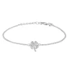 Noal Kids - Armband mit Kleeblatt-Anhänger in silber