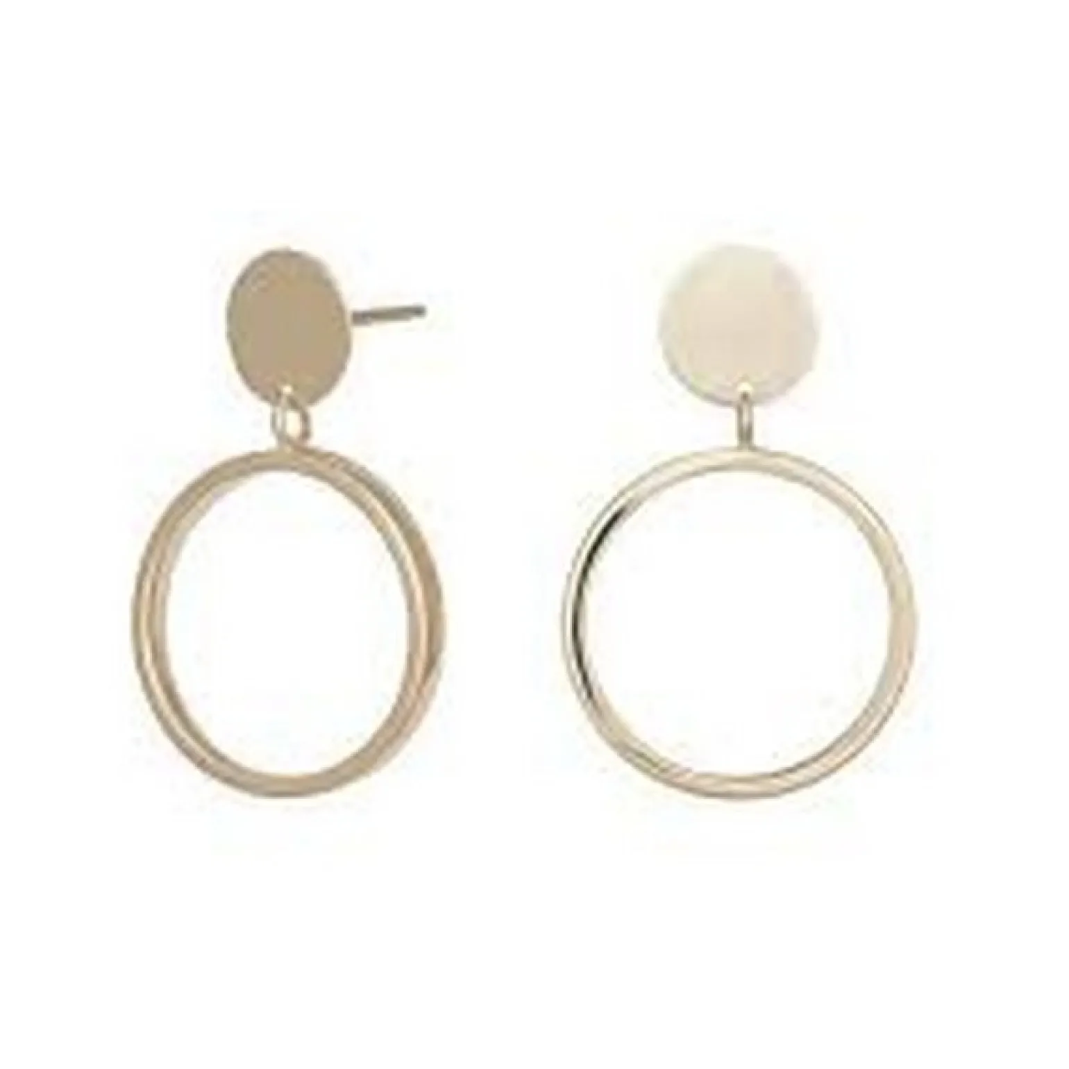 Nordahl Andersen - 8ct. Runde Goldohrringe**