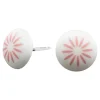 Nordahl Andersen - Porzellan-Ohrstecker mit rosa Stern