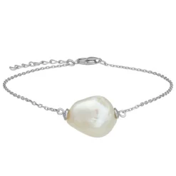 Nordahl Jewellery - BAROQUE52 Silberarmband mit Süßwasserperle