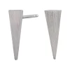 Nordahl Jewellery - Dreieckige Ohrstecker aus Silber**