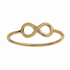 Nordahl Jewellery - Eternity Vergoldeter Ring mit Unendlichkeitszeichen