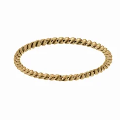 Nordahl Jewellery - Gedrehter Ring aus vergoldetem Silber