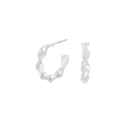 Nordahl Jewellery - KELLY52 creoler i silber