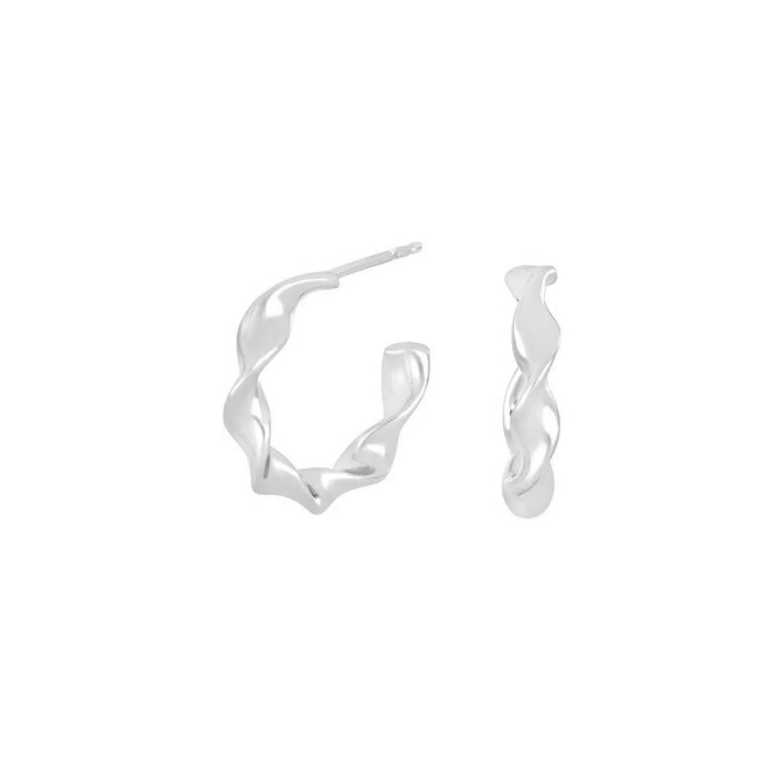 Nordahl Jewellery - KELLY52 creoler i silber