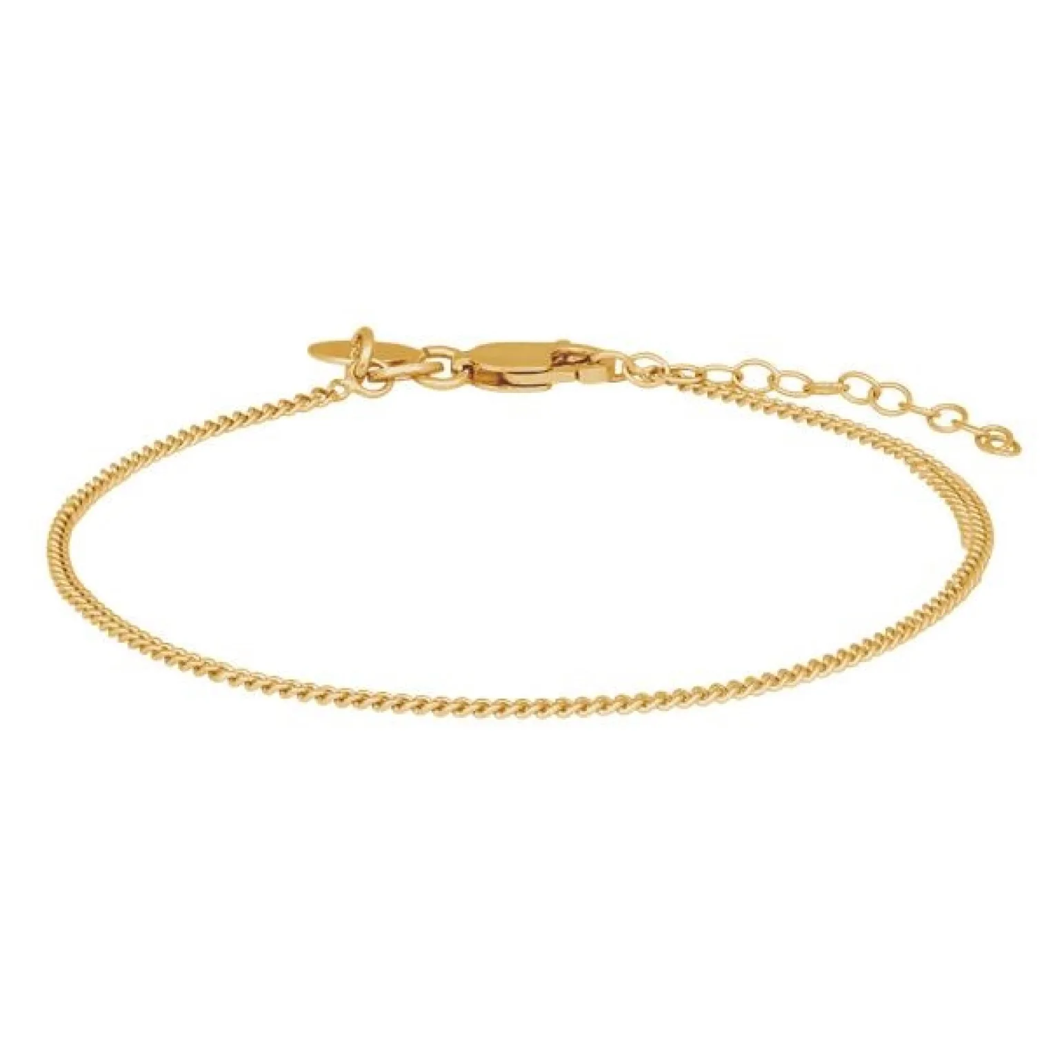 Nordahl Jewellery - PANZER52 Armband in vergoldete silber 1,2 mm