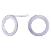 Nordahl Jewellery - Silberne Kreis-Ohrringe - 9 mm.