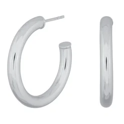 Nordahl Jewellery - SIMPLE52 Creolen in glänzend silber (Ø15-Ø40)