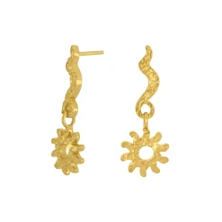 Nordahl Jewellery - SPACE52 2 Ohrstecker aus vergoldete silber