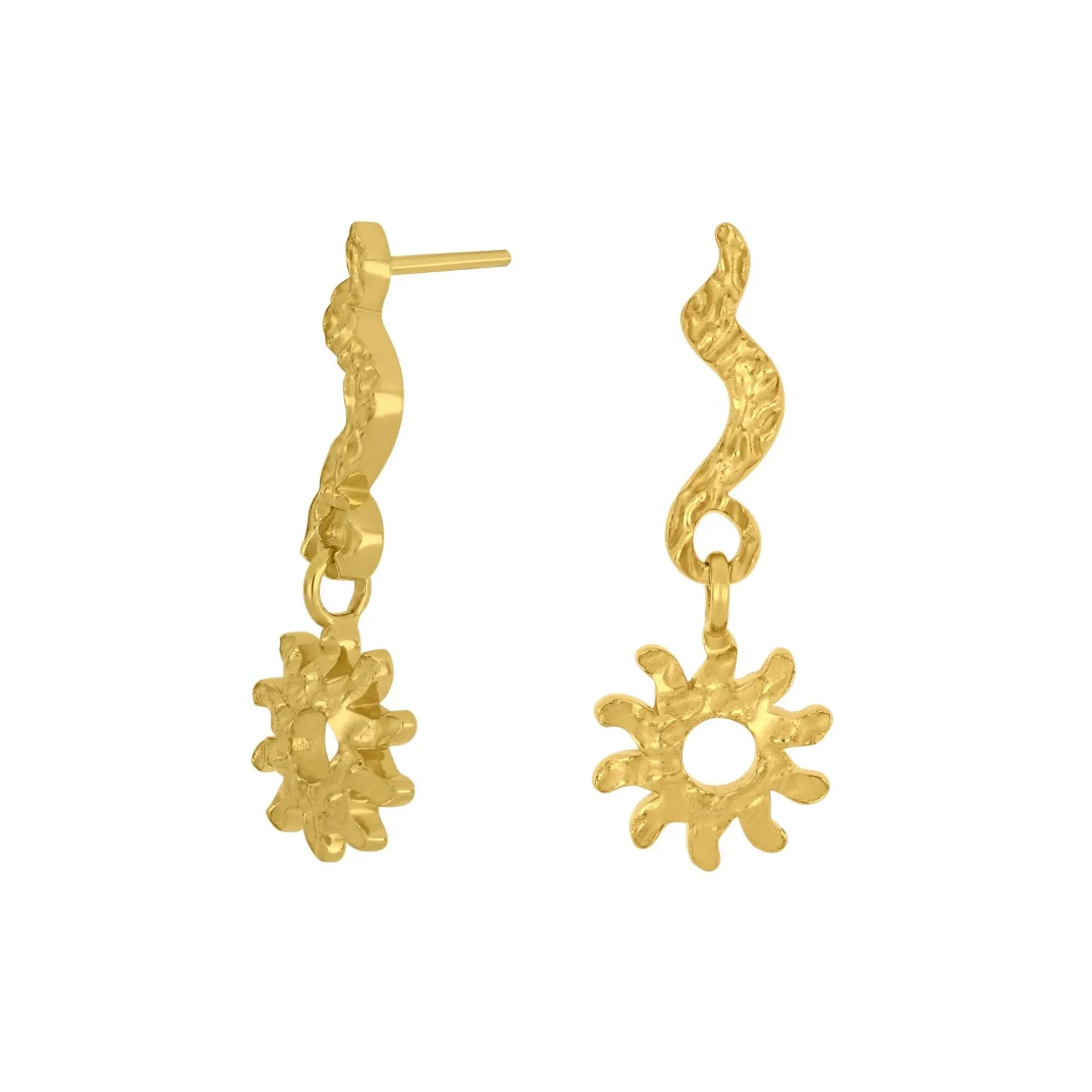 Nordahl Jewellery - SPACE52 2 Ohrstecker aus vergoldete silber