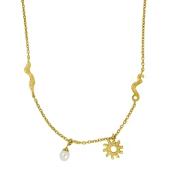 Nordahl Jewellery - SPACE52 Halskette in vergoldete silber