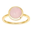 Nordahl Jewellery - SWEETS - Vergoldeter Ring mit einem rosa Quarz