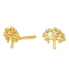 Nordahl Jewellery - TREE Vergoldete Ohrstecker