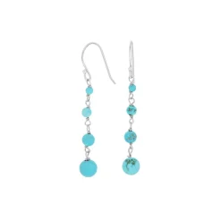 Nordahl Jewellery - TURQUOISE52 Ohrringe in silber