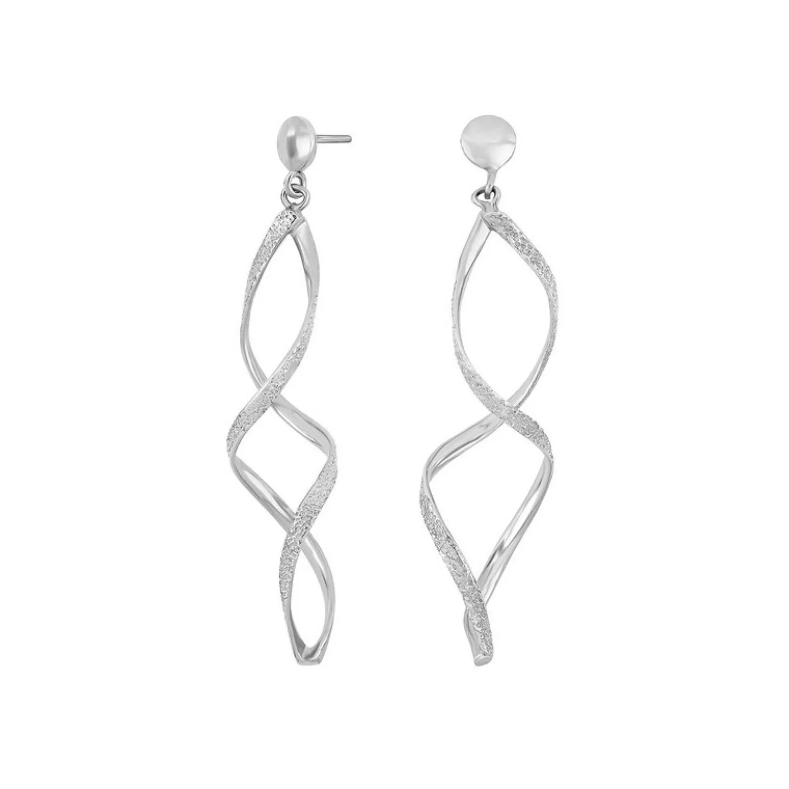 Nordahl Jewellery - WATCH52 Ohrringe aus silber gedreht