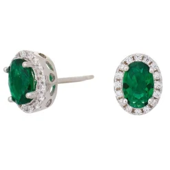 Nordahl Jewelry - Rosettenstecker aus rhodiniertem Silber