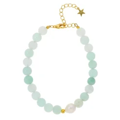 Nuni - Florence armband in vergoldete silber - Mint