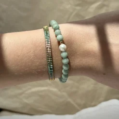 Nuni - Florence armband in vergoldete silber - Mint