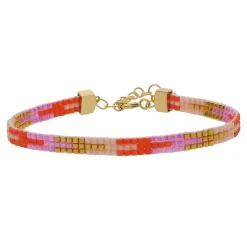 Nuni - Mary armband in vergoldete silber - Coral Love