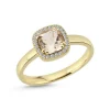Nuran - Grace Ring aus 14 kt Gold mit Morganit und insgesamt 0,12ct