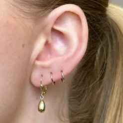 Ohrringe aus 8 kt. Gold mit Tropfen