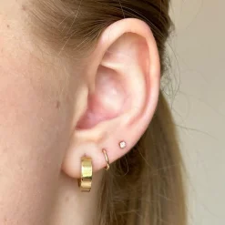 Ohrstecker aus 8kt. Gold mit Zirkonias 2mm
