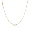 Panser Facet Halskette in 8 kt Gold - Verschiedene Größen und Längen