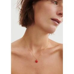 Pernille Corydon - Anna-Halskette in vergoldete silber