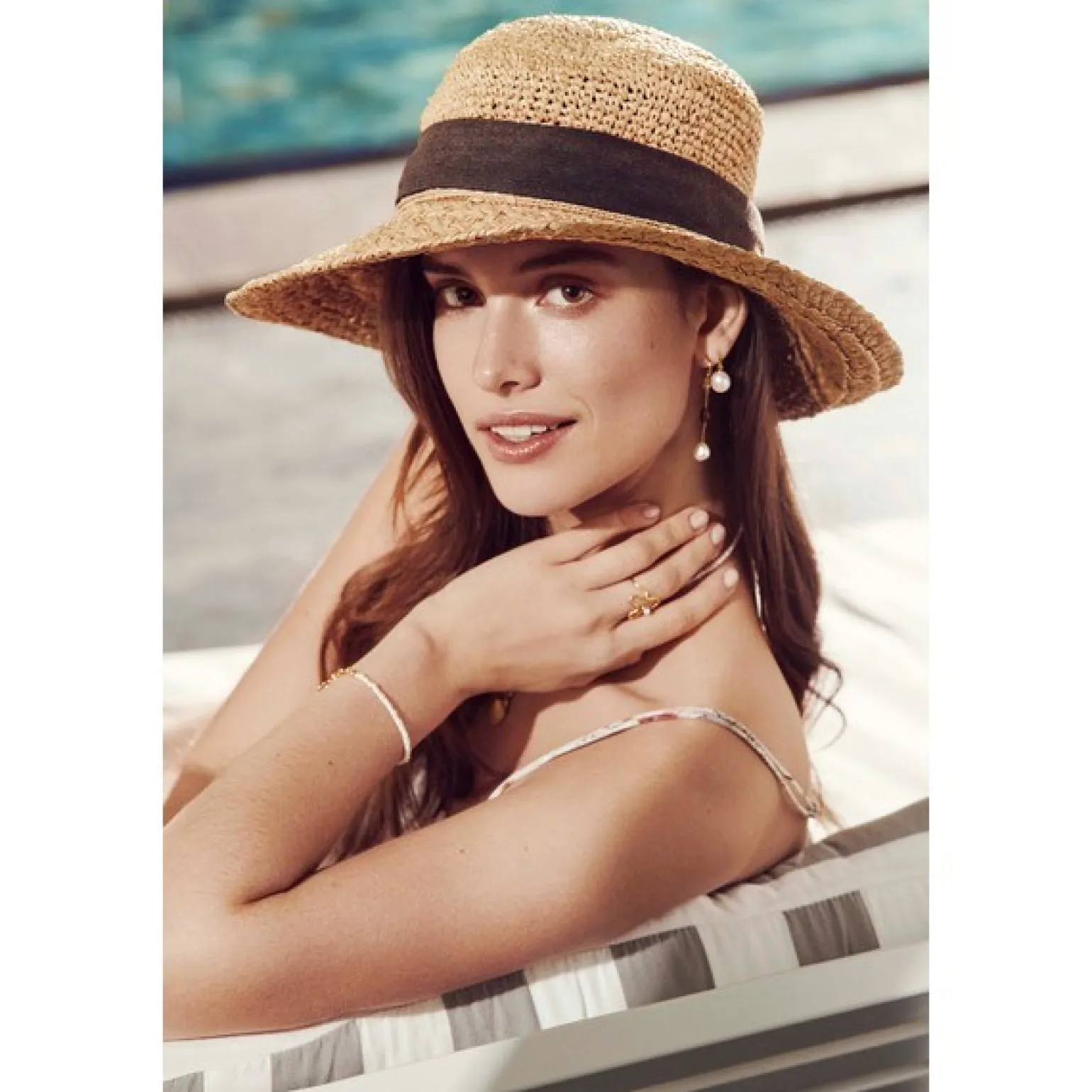 Pernille Corydon - Bay Pearl Ring aus vergoldeter silber