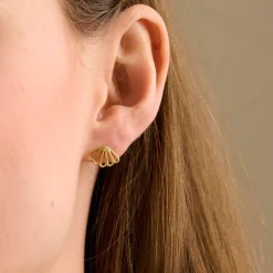 Pernille Corydon - Bellis Nieten in vergoldete silber