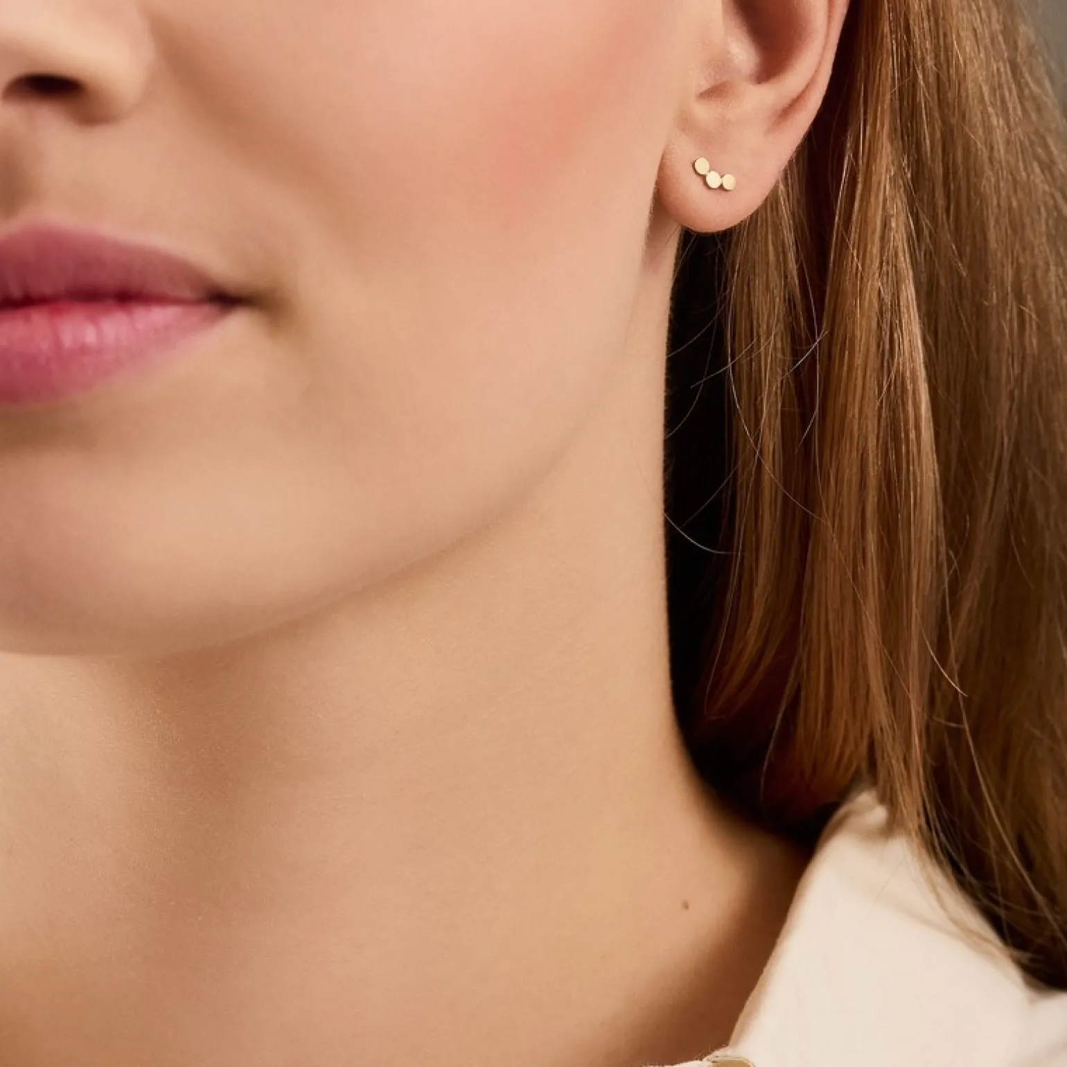 Pernille Corydon - Berlin vergoldete Silberohrstecker