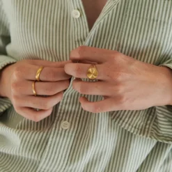 Pernille Corydon - Elva Midi vergoldeter Ring