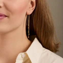 Pernille Corydon - Flow Ohrringe vergoldet