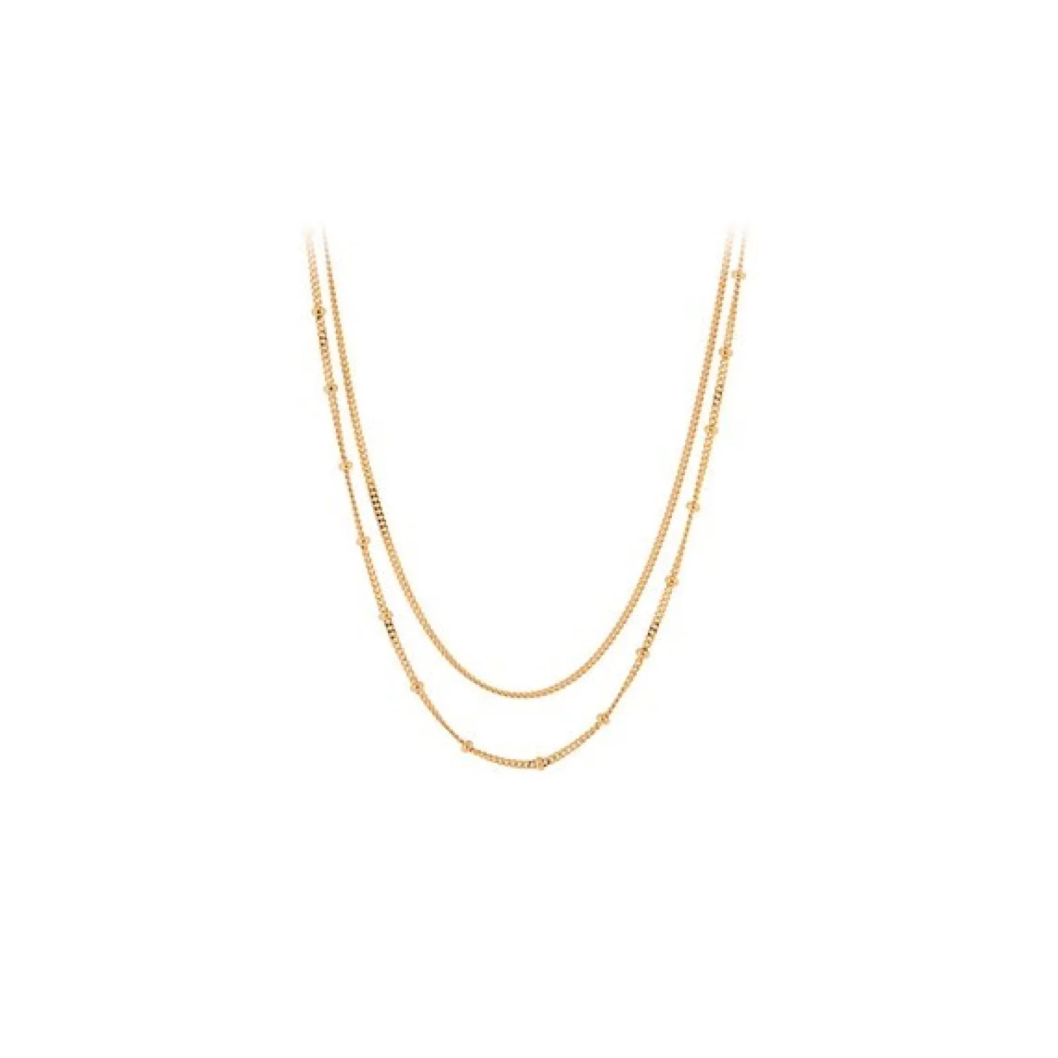 Pernille Corydon - Galaxie Halskette aus vergoldetem Silber