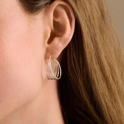 Pernille Corydon - Midnight Sun Ohrringe in silber