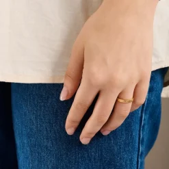 Pernille Corydon - Pine Ring vergoldet