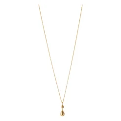 Pernille Corydon - Rain-Halskette in vergoldete silber