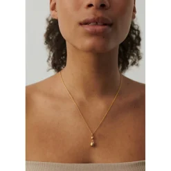 Pernille Corydon - Rain-Halskette in vergoldete silber