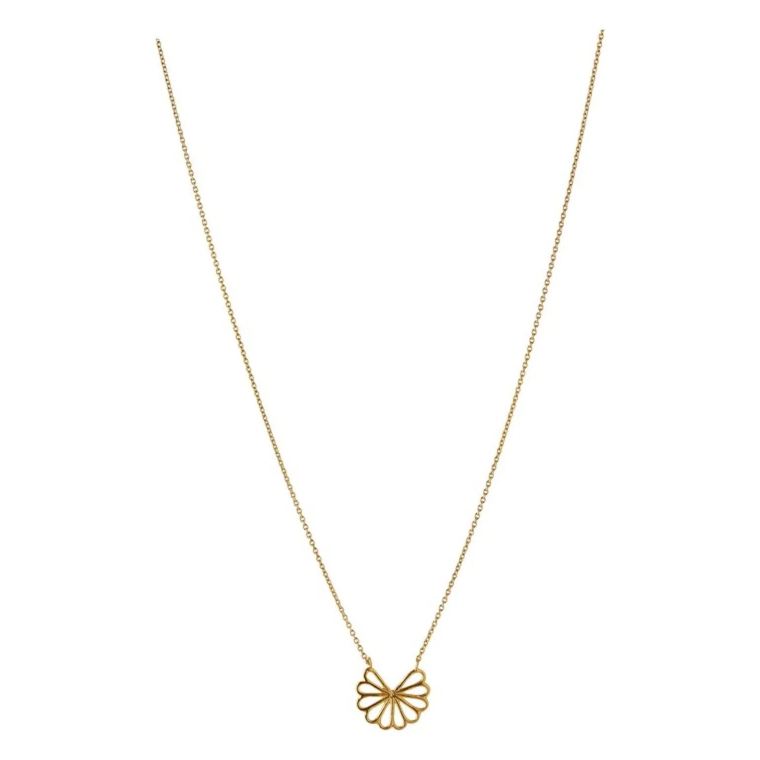 Pernille Corydon - Small Bellis Halskette in vergoldete silber