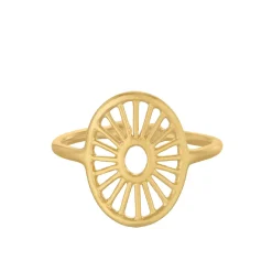 Pernille Corydon - Small  Daylight-Ring aus vergoldeter Silber