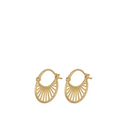 Pernille Corydon - Small Daylight-Ohrringe aus vergoldetem Silber