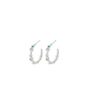 Pernille Corydon - Stardust hoops i silber**