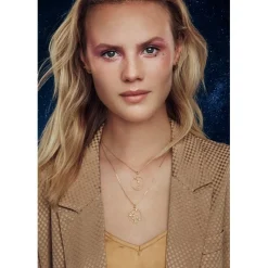 Pernille Corydon - Sternzeichen-Halskette in vergoldete silber **