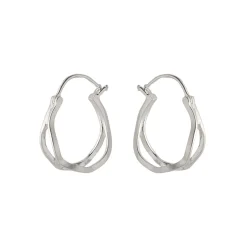 Pernille Corydon - Stream Hoops in silber